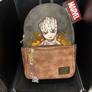 Loungefly Marvel I am Groot Floral Backpack - RARE
